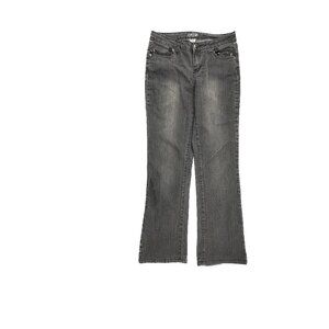 Cache Bootcut Sequence Pocket Detail Women's size‎ 4P Black Denim Jeans